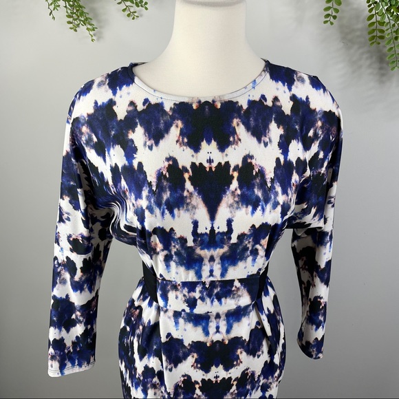 ASOS printed long sleeve dress - Picture 4 of 10